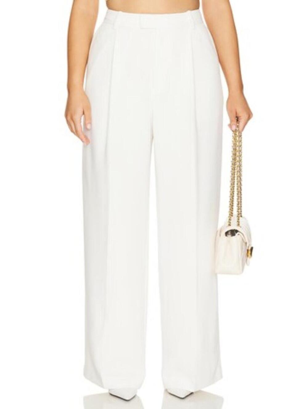 L'Academie Gulia Trouser in Ivory
